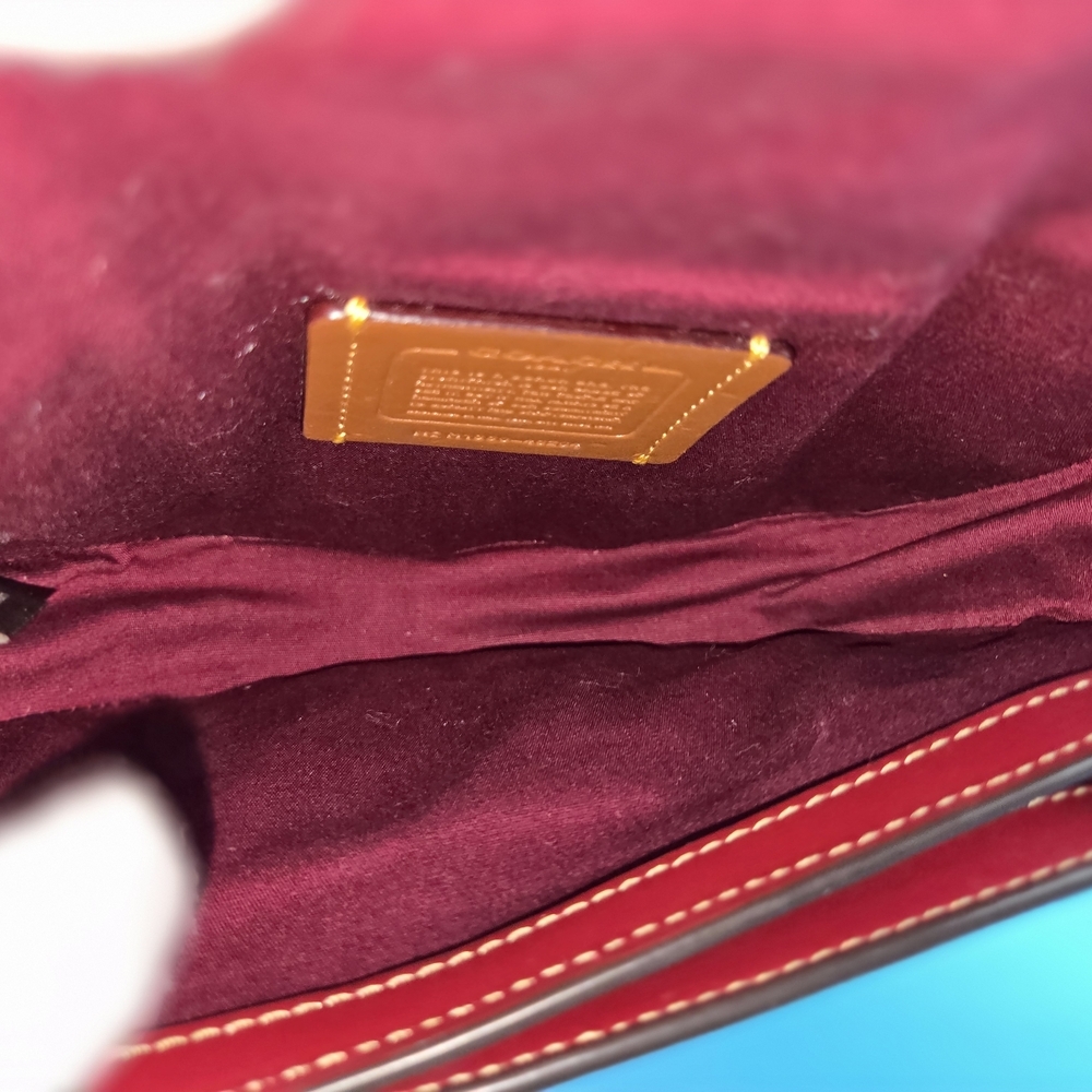 Coach Purple and Brown Women's Bag - Picture 7 of 12